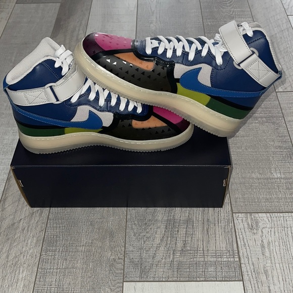 Nike Other - Air Force 2 high 07” Thunder Blue Pink Prime